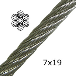 Stainless Steel Cable 7x19 (Very Flexible)