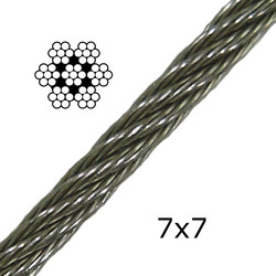 Stainless Steel Cable 7x7 (Flexible)